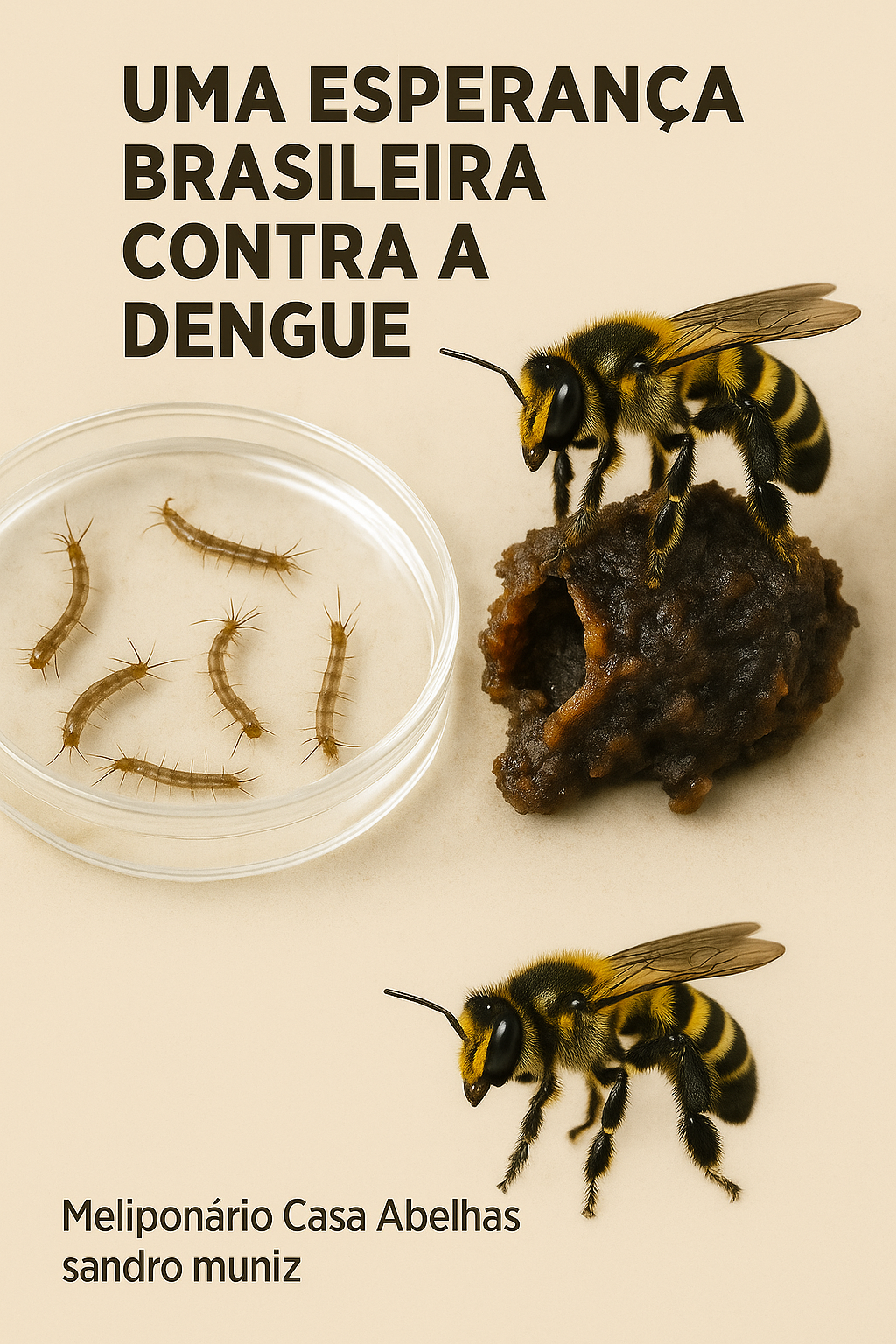 Abelha mandaçaia revela substância natural que elimina larvas do Aedes aegypti em até 48 horas