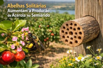 Manejo de Abelhas Solitárias Eleva Produção de Acerola no Semiárido