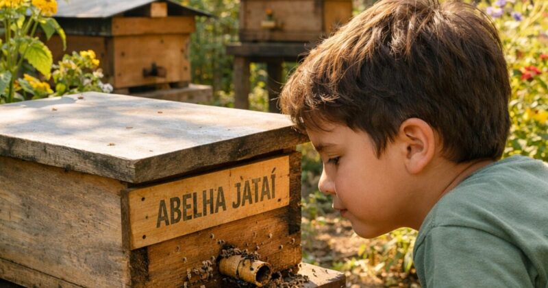Abelhas sem ferrão podem ser criadas como “pets de baixa manutenção” e ajudam a conservar espécies nativas