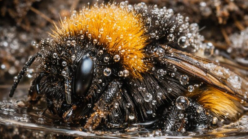 Incrível: abelhas podem ficar submersas por dias e continuar vivas